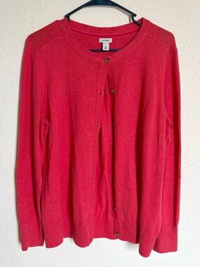 L.L. Bean Cotton and Cashmere Blend Cardigan